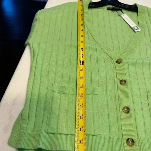 Sanctuary NWT women’s bright green cardigan pockets size medium - Picture 10 of 10